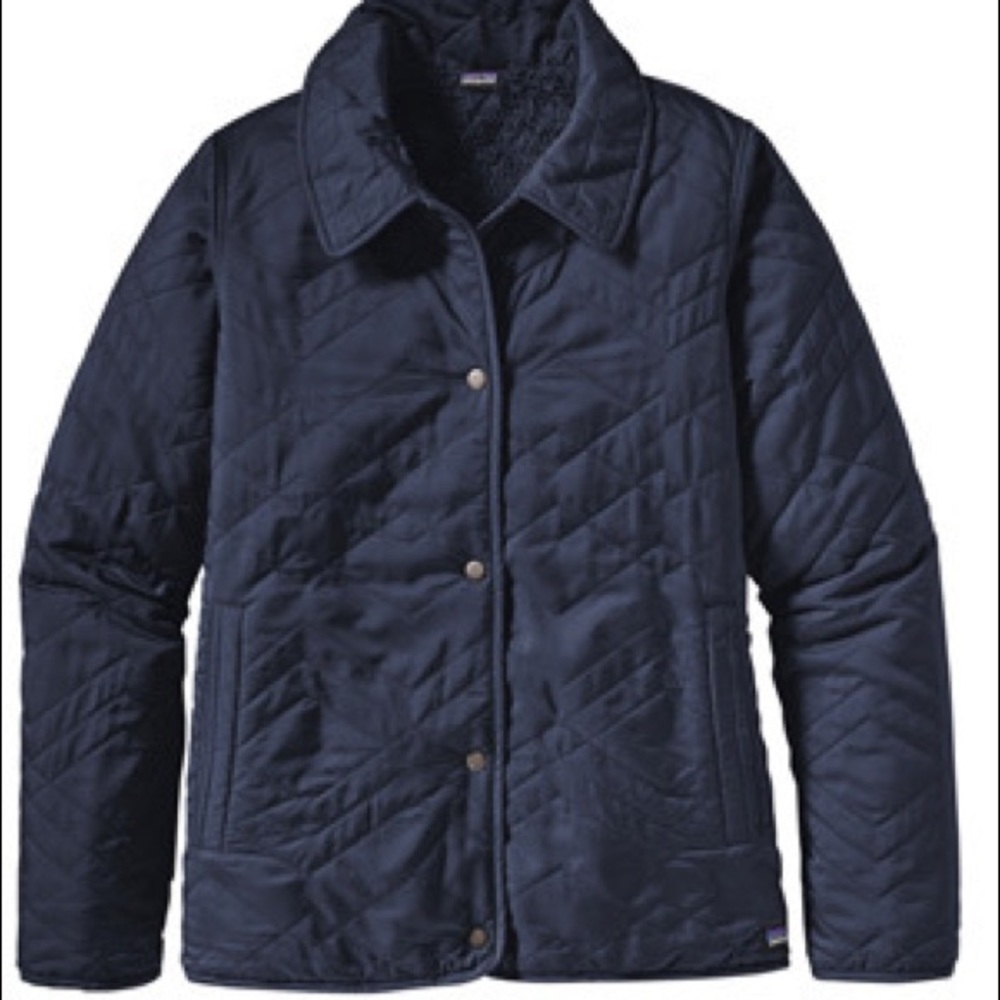 Patagonia Navy Quilted Jacket